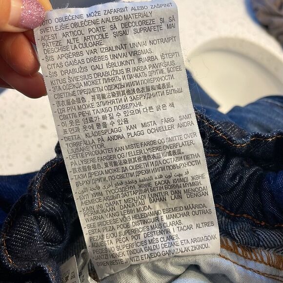 ZARA woman’s blue jeans with an elastic waist - Picture 13 of 16